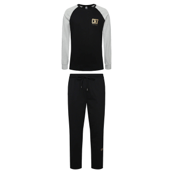 Cristiano Ronaldo pijamale de bărbați CR7 Long black