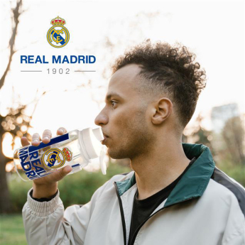 Real Madrid sticlă de băut transparent