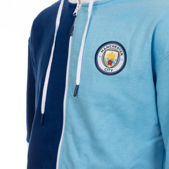 Manchester City hanorac de bărbați cu glugă No2 zip half
