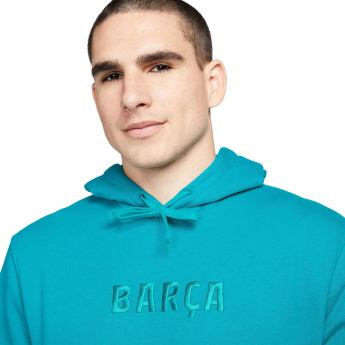 FC Barcelona hanorac de bărbați Club aqua