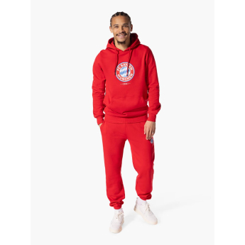 Bayern München hanorac de bărbați cu glugă Essential red