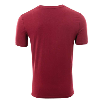Bayer 04 Leverkusen tricou de bărbați Logo burgundy