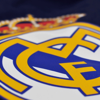 Real Madrid hanorac de bărbați cu glugă No25 Crest navy