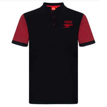 FC Arsenal tricou polo Contrast black
