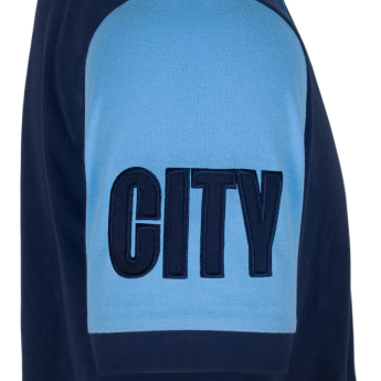 Manchester City tricou polo Contrast navy