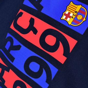 FC Barcelona hanorac cu glugă pentru copii Flag navy