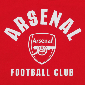 FC Arsenal hanorac de bărbați cu glugă Round red