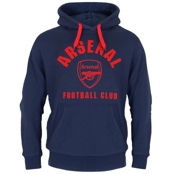 FC Arsenal hanorac de bărbați cu glugă Round navy