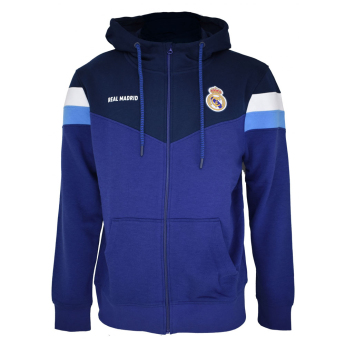 Real Madrid hanorac de bărbați cu glugă No13 Zip navy
