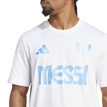 Lionel Messi tricou de bărbați MESSI Name and number white