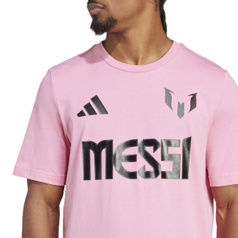Lionel Messi tricou de bărbați MESSI Name and number pink