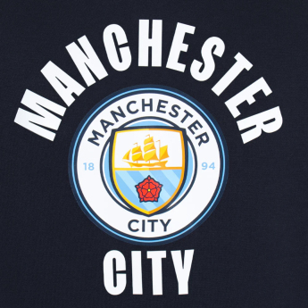 Manchester City hanorac cu glugă pentru copii Hoody navy