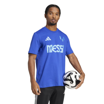 Lionel Messi tricou de bărbați MESSI Name and number blue