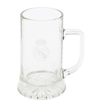 Real Madrid halbă Cerveza Escudo