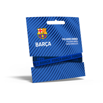 FC Barcelona brățară de cauciuc Locked blue