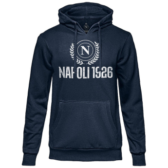 SSC Napoli hanorac de bărbați cu glugă Crest navy