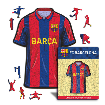 FC Barcelona puzzle din lemn Jersey 500 pcs