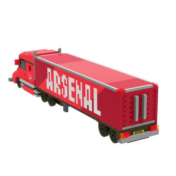 FC Arsenal set de construcție Truck 1480 pcs