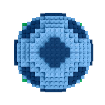 Manchester City set de construcție Soccer Ball 261 pcs