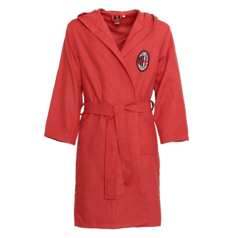 AC Milan halat de baie pentru copii red