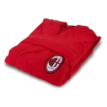 AC Milan halat de baie pentru copii red