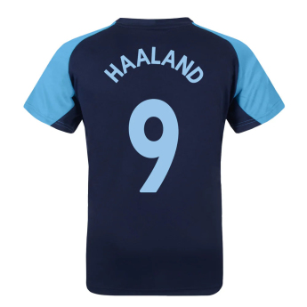 Manchester City tricou de fotbal pentru copii Navy Haaland