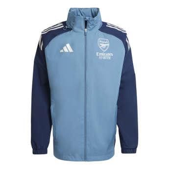 FC Arsenal geacă de bărbați cu glugă Allweather blue