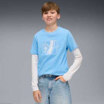 Manchester City tricou de copii FtblCulture blue
