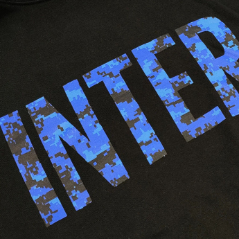 Inter Milano hanorac de bărbați cu glugă Back crest