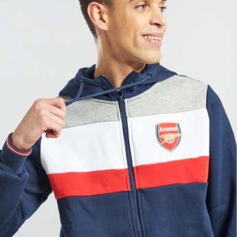 FC Arsenal hanorac de bărbați cu glugă Full Zip colour