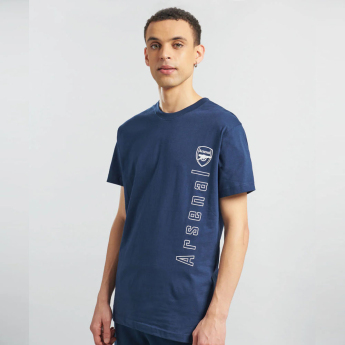 FC Arsenal tricou de bărbați Text navy