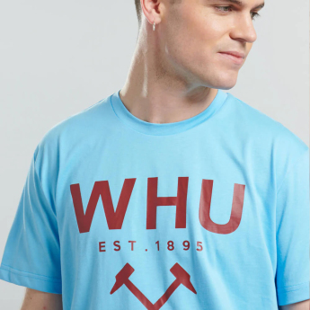 West Ham United tricou de bărbați Graphic blue