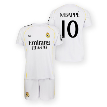 Real Madrid set de copii replica 25/26 Home Mbappe