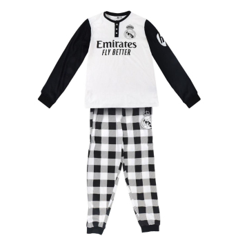 Real Madrid pijamale de bărbați Long white