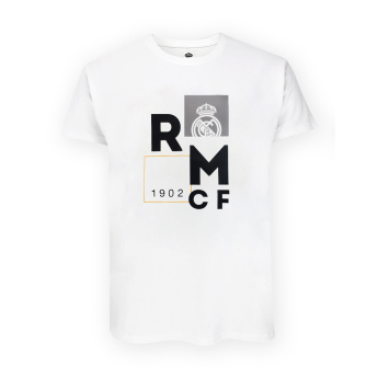 Real Madrid tricou de bărbați No110 RMCF white