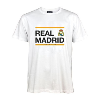 Real Madrid tricou de bărbați No115 Text white