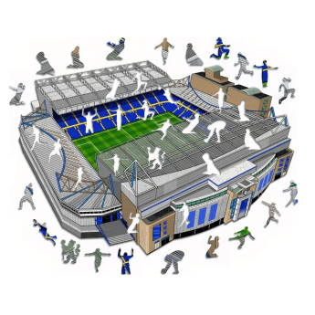 FC Chelsea puzzle din lemn Stamford Bridge 150 pcs