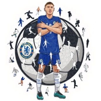 FC Chelsea puzzle din lemn Cole Palmer 150 pcs