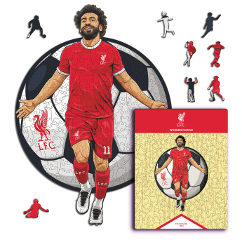FC Liverpool puzzle din lemn Mo Salah 150 pcs