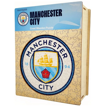 Manchester City puzzle din lemn Crest 270 pcs