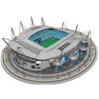 Manchester City puzzle din lemn Etihad Stadium 500 pcs