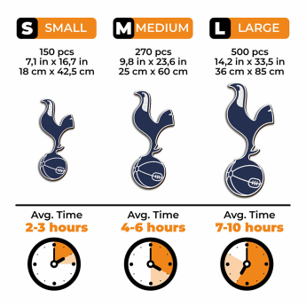 Tottenham Hotspur puzzle din lemn Crest 150 pcs