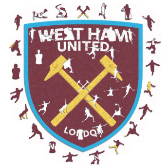 West Ham United puzzle din lemn Crest 150 pcs