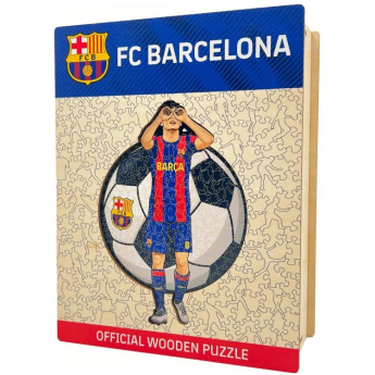 FC Barcelona puzzle din lemn Pedri 500 pcs