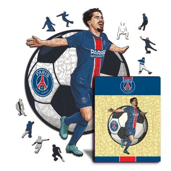 Paris Saint Germain puzzle din lemn Vitinha 150 pcs