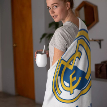 Real Madrid pătură de lână white