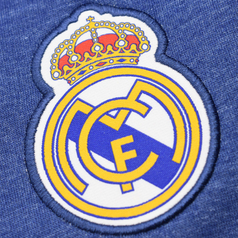 Real Madrid hanorac de bărbați cu glugă Zip azul