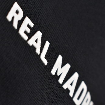 Real Madrid hanorac de bărbați cu glugă Zip gris