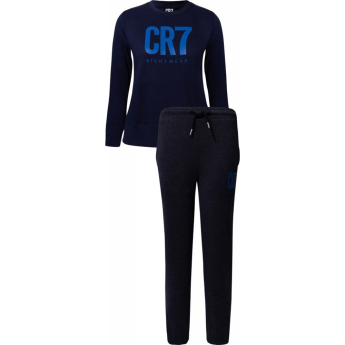 Cristiano Ronaldo pijamale de copii CR7 Long navy
