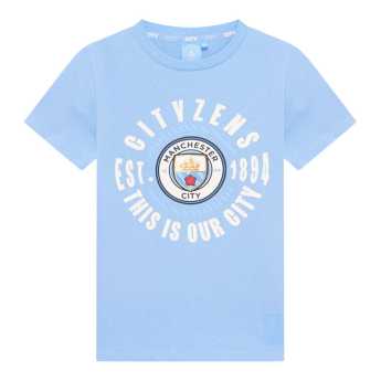Manchester City tricou de copii Big Logo